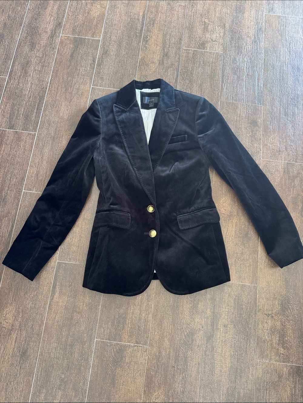 Vintage J crew Black Velvet Blazer